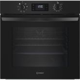 Indesit Turn&Go IO 253 B UK Built-In Electric Single Oven - Black