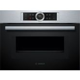 Bosch CMG633BS1B, Built-in compact oven with microwave function