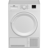 Beko DTLCE80051W 8kg Freestanding Condenser Tumble Dryer - White