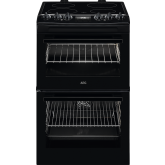 AEG CCX1530ACB Ceramic Electric Cooker with Double Oven