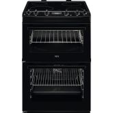 AEG CCX6540ACB Ceramic Electric Cooker with Double Oven
