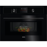 AEG KOX36506GB Built-In Combination Microwave Oven - Black