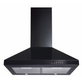 CDA ECH61BL 60cm Chimney Extractor