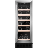 CDA WCCFO302SS 30cm Freestanding Undercounter Slimline Wine Cooler