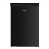 Belling BL130BKIX Black Steel, 55Cm Under Counter Larder Fridge. E Energy Class, Silver Interior Tri