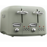Delonghi Argento Flora Peppermint Green 4 slice Toaster