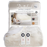 Dreamland 16310 Faux Fur King Size Fully Fitted Mattress Protector Dual Control