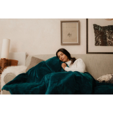 Dreamland 16709B Teal Relaxwell Luxury Heated Throw