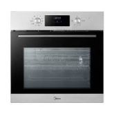 Midea MBO65M90D2CSS S-Steel, 71 Lt Single Oven Multi Function Catalytic Liners Air Fryer Tray