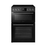 Midea MFO24EME4R118-BK Black, 60Cm Double Oven Cooker 69L / 38L Capacity Aa