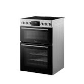 Midea MFO24EME4R118-SS S-Steel, 60Cm Double Oven Cooker 69L / 38L Capacity Aa