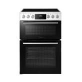 Midea MFO24EME4R118-WH White, 60Cm Double Oven Cooker 69L / 38L Capacity Aa