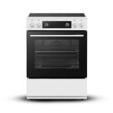 Montpellier MDAFCS60W White, 60Cm Ceramic Single Cavity Cooker 