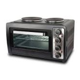 Montpellier MDATC30 Black, Tabletop Cooker, 28L, 2 Ring, H300 X W395 X D524mm