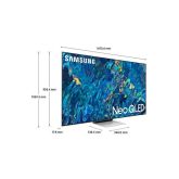Samsung QE55QN95BA Black, 55" Qled Full Array Uhd Hdr10+ 2000 Quantum Dot Smart TV Oc Box