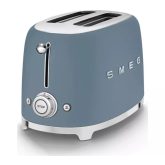 Smeg TSF01EGMUK Matt Storm Blue 50S Style 2 Slice Toaster