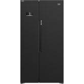 Beko ASL1342B Black, Non Plumbled American Style Fridge Freezer