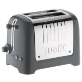 Dualit 26204 Grey Lite 2 Slice Toaster
