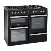 Montpellier MDF100F Black, 100Cm Black Range Dual Fuel