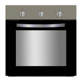 Sia FSO59SS S / Steel, 59Lt Single Fan Oven