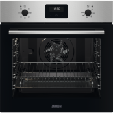 Zanussi ZOHNX3X1 S/Steel, 72Lt Single Fan Oven Prog Timer