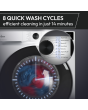 Hoover Ultra HGD 410B9GC-80 10kg 1400rpm Freestanding Washing Machine - Graphite - A Rated