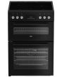 Beko FDC6731K Freestanding Electric Double Oven Cooker - Black