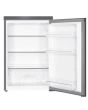 Belling BL130BKIX Black Steel, 55Cm Under Counter Larder Fridge. E Energy Class, Silver Interior Tri