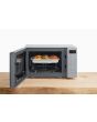 Panasonic Uk NN-GT23QMBPQ Silver, 800W Microwave Grill Silver