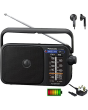 Panasonic Uk RF-2400EB9-K Black, Fm/Am Radio