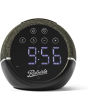 Roberts ZEN Black FM clock radio with device charging