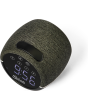 Roberts ZEN Black FM clock radio with device charging