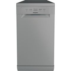 Hotpoint HP2FE10CS90SUK Freestanding 45cm Slimline Dishwasher with 10 Place Settings - Silver