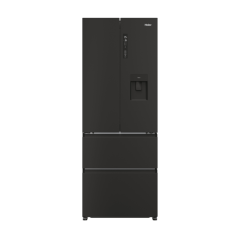 Haier HFR5719EWPB French Door Fridge Freezer - Slate Black - E Rated