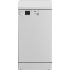 Beko DVS04X20W Freestanding Slimline Dishwasher - White