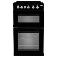 Beko KDVC563AK 50cm Double Oven Electric Cooker - Black