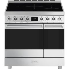 Smeg C92IPX2 90cm Induction Range Cooker - Stainless Steel