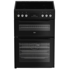 Beko FDC6731K Freestanding Electric Double Oven Cooker - Black