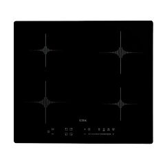 Cda NH6041SD Black / Glass, 4 Zone Slim Depth Induction Hob Slid Control