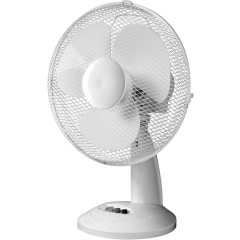 Daewoo COL1256 White 12" Desk Fan