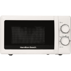Hamilton Beach HBMX79SSW White 20L Microwave With Stainless Steel Interior