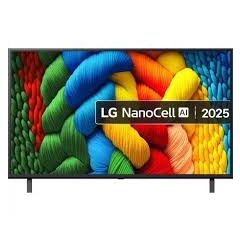 Lg 43NANO80A6B.AEK Black, 43" Nanocell Led 4K Hdr10 A7 Processor Al Smart TV