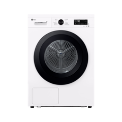 Lg RHX1009NWK White, 9Kg A Rated 10 Prog Sensor Heat Pump Condenser Dryer 