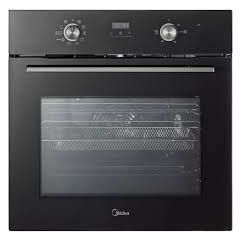 Midea MBO65M90D2-BK Black, 71 Lt Single Oven Multi Function Catalytic Liners Air Fryer Tray