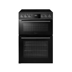 Midea MFO24EME4R118-BK Black, 60Cm Double Oven Cooker 69L / 38L Capacity Aa