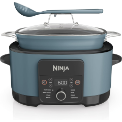 Ninja MC1001UK Sea Salt Grey, Foodi Possiblecooker 8-In-1 Slow Cooker