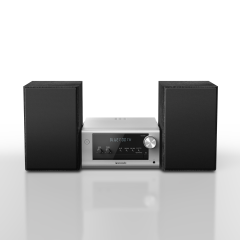 Panasonic Uk SC-PM702EB-S Black / Silver, 80W CD, DAB, FM, Bluetooth, USB Hifi