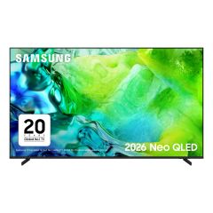 Samsung QE55QN80HAUXXU Black, 55" Mini Led With Neo Qled 144Hz Motion Ai Smart TV