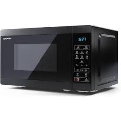 Sharp YC-MS02U-B Black, 20L 800W Solo Microwave