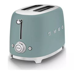 Smeg TSF01EGMUK Matt Emerald Green 50S Style 2 Slice Toaster